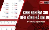 Kinh Nghiệm Soi Kèo Bóng Đá Online Dễ Thắng Tại HDBet